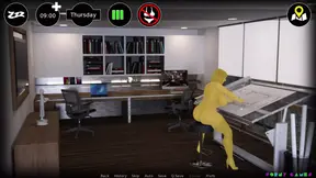 Three Slutty Sluts please Young Stud in Animated 3D Game