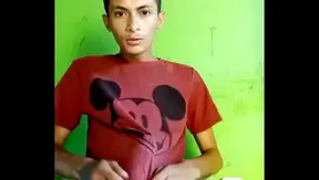 Newbie Shows Off 20cm Cock in Intense Masturbation Session