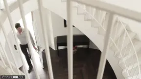 Asian beauty Ember Snow rides hard and gushes with honey