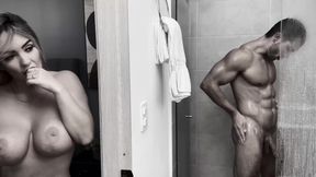 She Caught Him in the Shower and Liked What She Saw