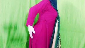 Beautiful Pakistani woman in burqa