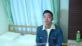 Soaking Wet: Young J-Pop Twink Gulps Down Thick Cock in Hot Shower POV – 18+