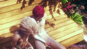 Femboy Yaoi - Watch How Erik Makes Rin Enjoy with His Hand and His Ass