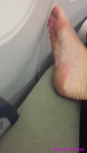 Toes on a Plane