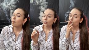 Closeup smoking - smokingrapunzel
