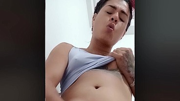 TS Angelique Monroe - Orgasm Face Compilation