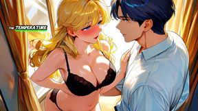Married French Blonde MILF Seduced in Fitting Room - Ai Animation
