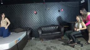 QUEENS OF FARTS PUNISHING THE SLAVE PART 4 BY BRITNEY HUNTER, SCARLET WHITE AND YASMIN BRISA CAM BY ALINE FULL HD