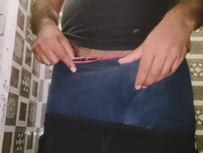 Handsome Stepbrother Ejaculated His Penis