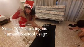 Custom: Xmas 2022 smoking and human footstool usage