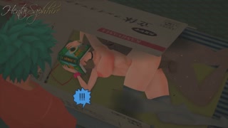 Uraraka Ochako fucks with Homeless (My hero Academia, Animation, NTR)