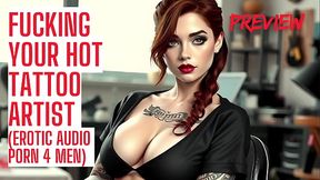 Fucking Your Tattoo Artist - Audio Porn - Preview