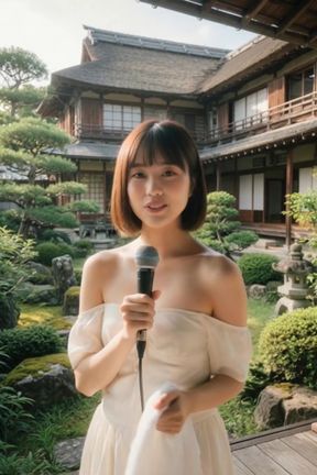 Japanese cutie gets naughty