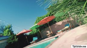 Milf Blonde Fucked By New Ts Neighbor