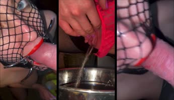 Mistress Ilsa Herrin's Blonde Pissing Domination