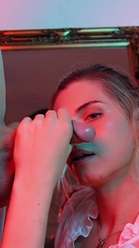 Thrilling moment from &quot;A french girl from Tinder come at home tu suck my dick - French amateur&quot;