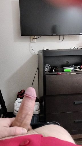 my uncut big cock ready to explode