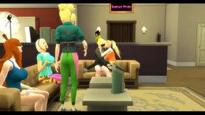 Hinata & Sakura Join Naruto's Crazy Housewife Anal Orgy Fiesta