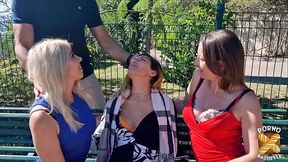 Stella et ses copines s'_amusent avec un mec