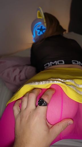 Captivating moment from &quot;She Didn&#039;t Expect to Get FUCKED Like That by a HALLOWEEN GHOST! LilyKoti&quot;