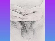 手書き風の裸踊り