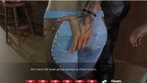 Naughty Neighbor - Gameplay - Roleplay - MILF Dances and Fingering in Mini Dress in Bar