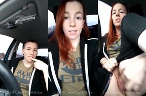 Post-Gym Car Cumming in Leggings