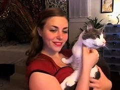 Big Boobs and Hairy Pussy Striptease