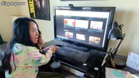 wife discovers you want to be a sissy diaper slut diaperperv & billy