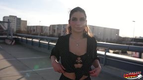 german scout - fit italian girl lola danger with small tits pickup for hard casting fuck