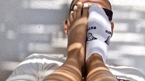 I'll show you my perfect sweaty feet.