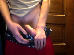 Gay Boy Sagging and Cum