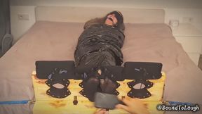 Nylon Torment - Part 3 | Mummification, Sensory Deprivation & Extreme Nylon Feet Tickle Punishment