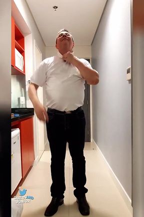 Hot Daddy Getting Naked