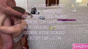 Dirty-talking sub dominated while wearing sneakers