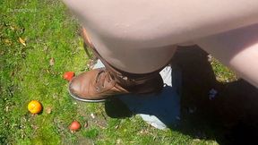 My Booted Garden Crushing