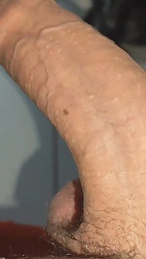 Big Uncircumcised Dick Opening Phimosis of the Glans.
