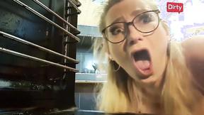 ”Big Titted Vika Viktoria Gets Stuck In The Oven & Gets Her Snatch Pounded In Doggystyle - Free Porn Video”