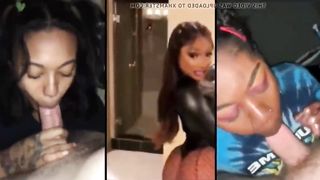 African Chick Dance  Banged White Penis