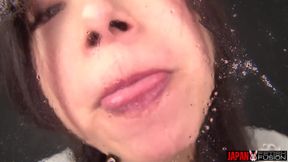 Tsubaki Kato Spits Her Stinky Saliva in Your Face