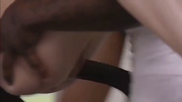 Charming blonde had group sex with many black guys and enjoyed every single second of it