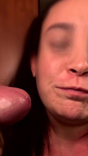 Thrilling moment from &quot;Smoking slut verbal humiliates sissy faggot, BJ and facial encouragement&quot;