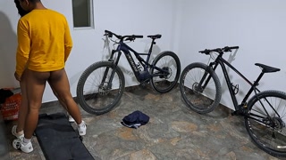 Bambi loves to feel his stepbrother's delicious cock inside her pussy