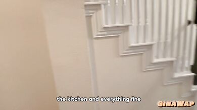 Caught the Plumber staring at my Pussy, so I let him Have some