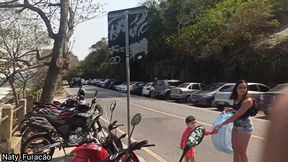 visitando a praia de nudismo do abrico no rio de janeiro