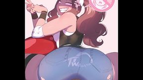 Pokemon Trainer - Hilda (Assjob) [video by: PurpleMantis]