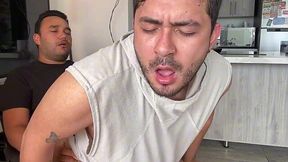 Horny Stepson Pushes Stepdad's Buttons Until He Pounds His Ass and Fills It with Cum