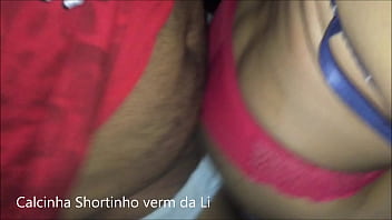 Cdzinha LimaSP Dando com a calcinha shortinho vermelho da Li esp do Vldr amigo 22022019