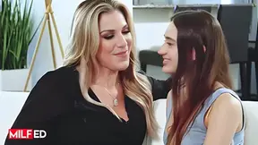 Hot Kayla Paige Seduces Her Petite Stepdaughter Sera Ryder For A Wild Pussy Eating Session