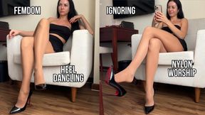 Heel Dangling & Worship - Slave Training in Silence